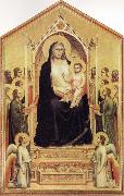 Enthroned Madonna with Saints Giotto